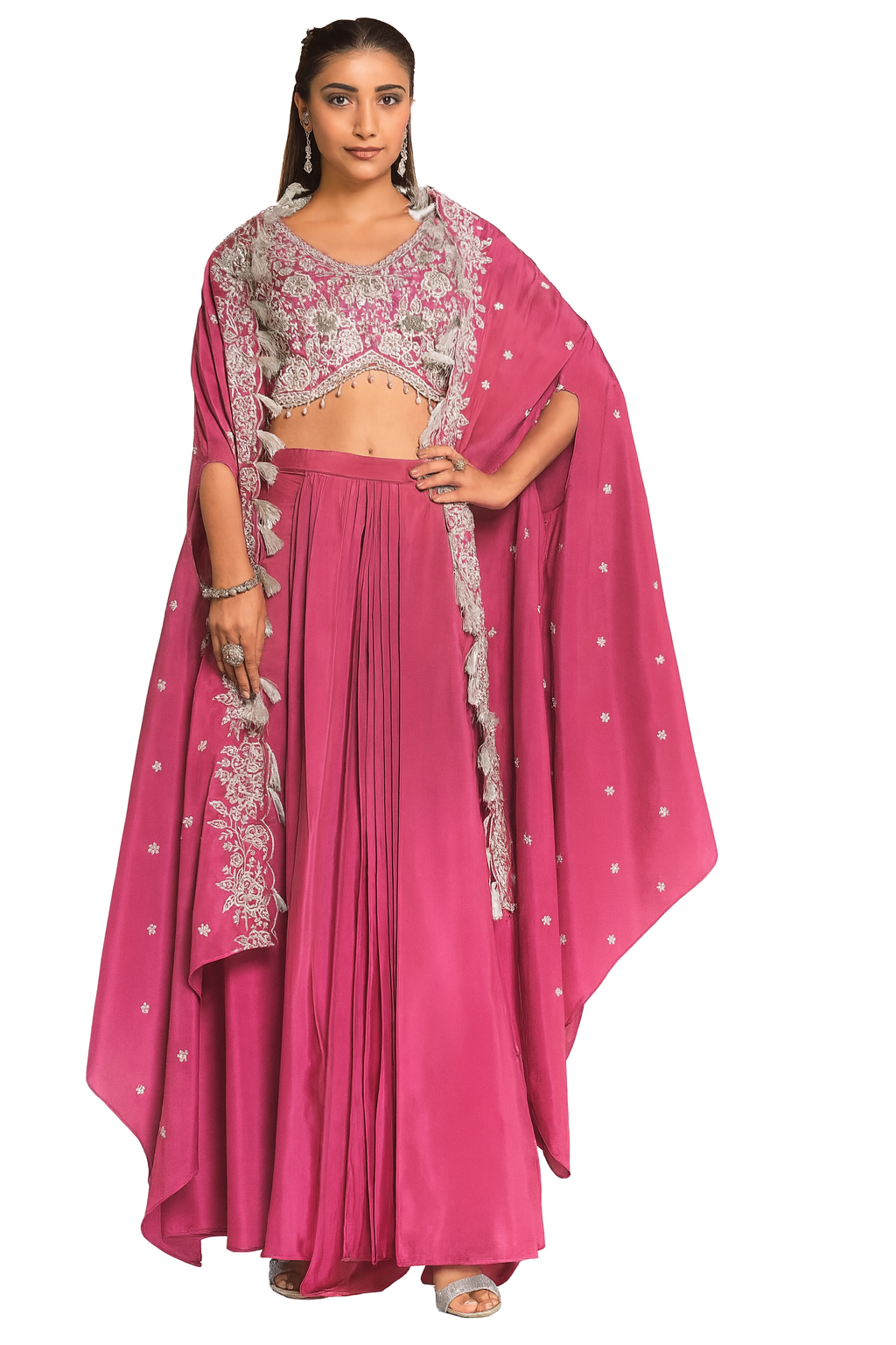 Jacket Style Co-Ord Set-Party Wear